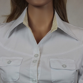 Zdjęcie Bluzka biała kieszenie